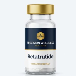 Retatrutide research peptide vial — Precision Wellness Peptides